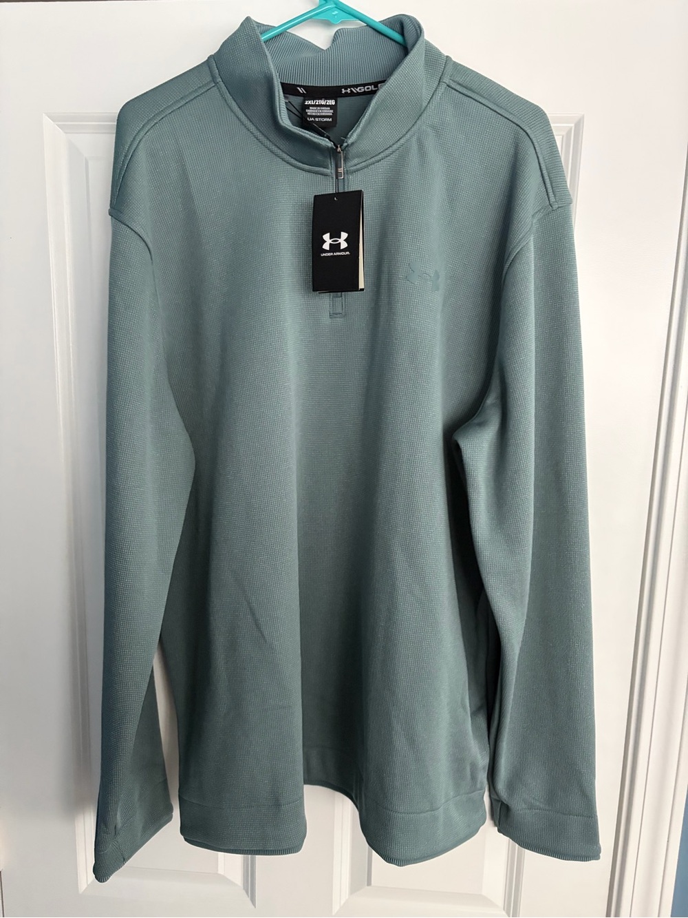 Under Armour Men's Quarter-Zip Pullover - Seafoam